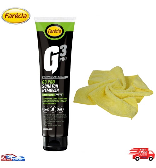 G3 Farecla Permanent Professional Scratch Remover Paste 150ml+microfibre cloth